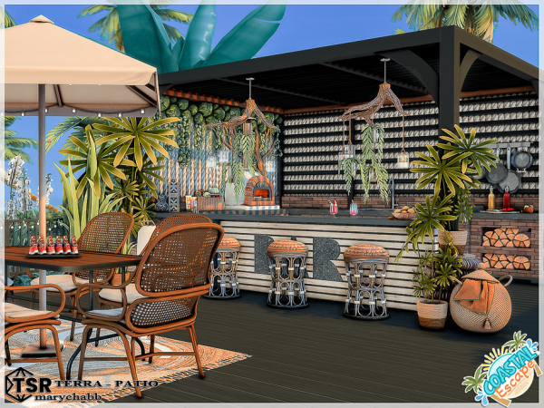 Mix Terra Patio - The Sims 4 Custom Content