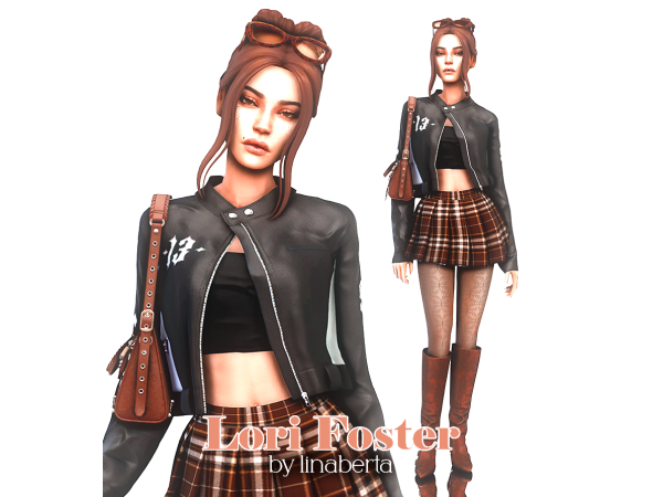 Maxis Match Lori Foster by linabertasims - The Sims 4 Custom Content