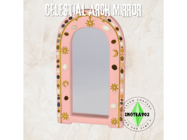 Maxis Match Celestial Arch Mirror by Snotra902 - The Sims 4 Custom Content