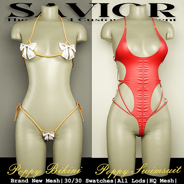 Alpha Svr_Poppy Caela Bikini Swimsuit Outfit by saviorts4 - The Sims 4 Custom Content