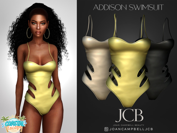 Alpha ADDISON SWIMSUIT by Joan_Campbell_Beauty_ - The Sims 4 Custom Content