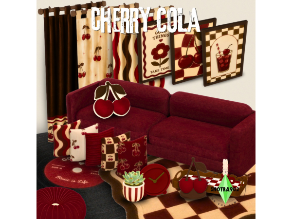 Maxis Match Cherry Cola by Snotra902 - The Sims 4 Custom Content