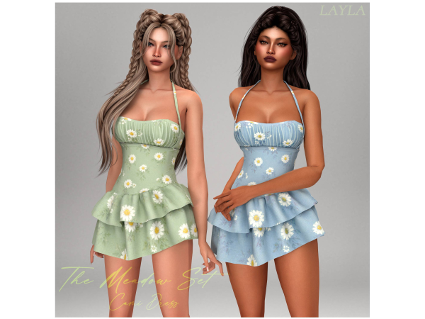 Alpha curseforge Cami Dress (meadow set) - The Sims 4 Custom Content
