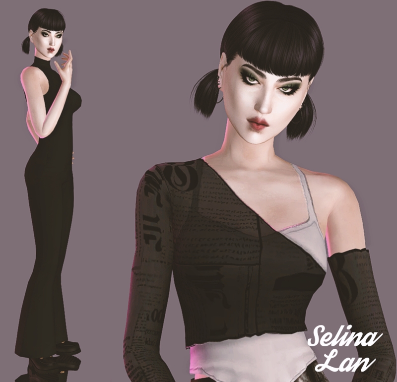 Alpha selinalan flo flo by selinalan - The Sims 4 Custom Content