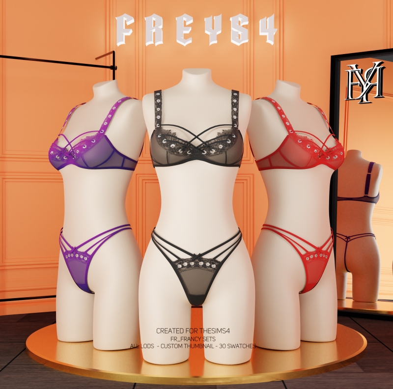 Alpha FR_Francy Sets by freys4 - The Sims 4 Custom Content