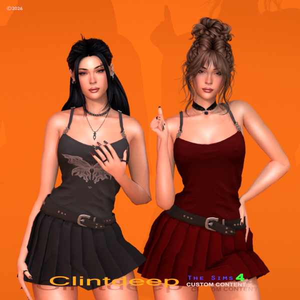 Alpha Clintdeep Alice Outfit by clintdeep - The Sims 4 Custom Content