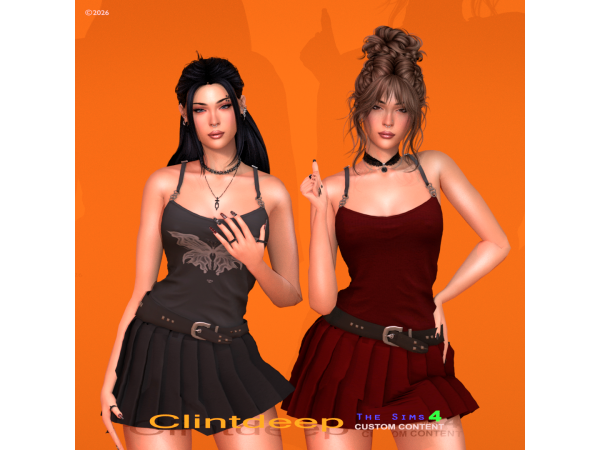Alpha Clintdeep Alice Outfit - The Sims 4 Custom Content