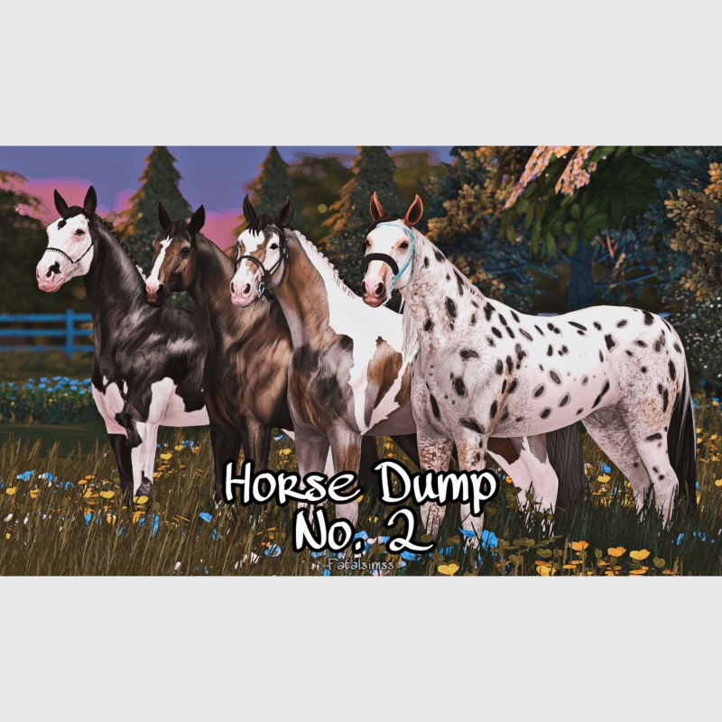 Alpha Horse Dump No 2 - The Sims 4 Custom Content