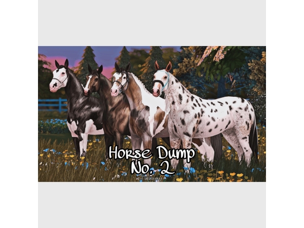 Alpha Horse Dump No 2 - The Sims 4 Custom Content