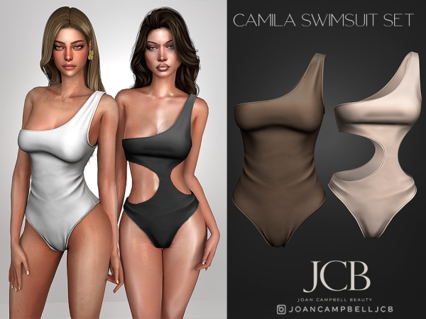 Alpha CAMILA SWIMSUIT SET by Joan_Campbell_Beauty_ - The Sims 4 Custom Content
