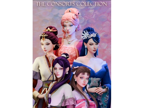Maxis Match The consorts colection Magic_sims - The Sims 4 Custom Content