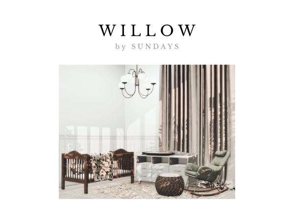 Alpha willow set by sundays_sims - The Sims 4 Custom Content