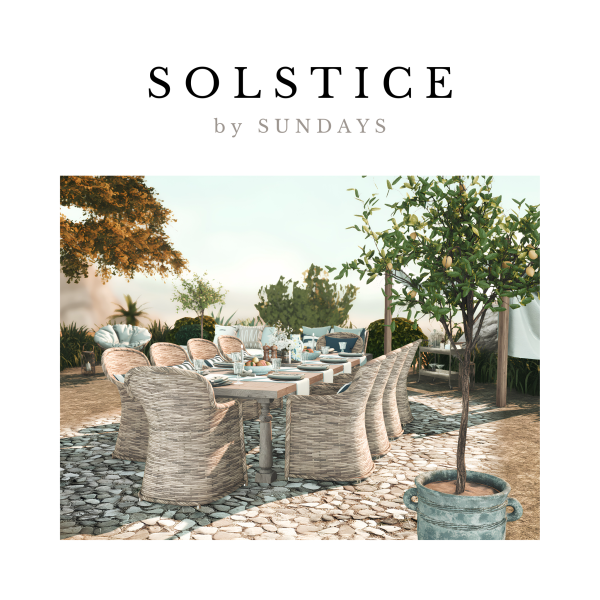 Alpha solstice set x SimspirationBuilds by simsfinds - The Sims 4 Custom Content