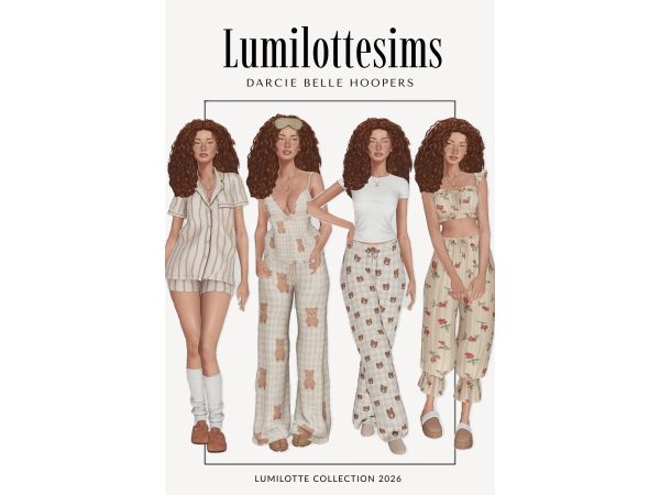 Mix lookbook by lumilotte - The Sims 4 Custom Content