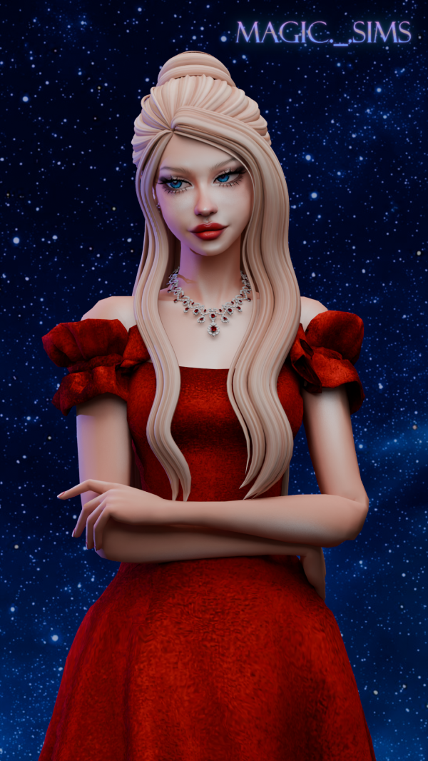 Maxis Match Isadora hair Magic_sims by simsfinds - The Sims 4 Custom Content