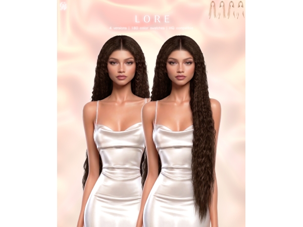 Alpha Lore Hairstyle - The Sims 4 Custom Content