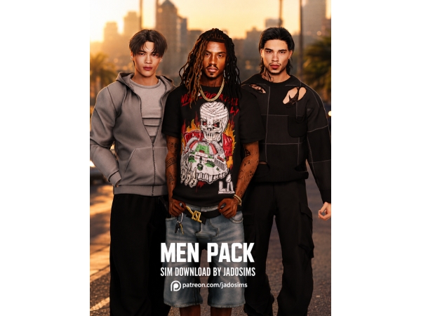 Alpha Men Pack (Sim Download) - The Sims 4 Custom Content