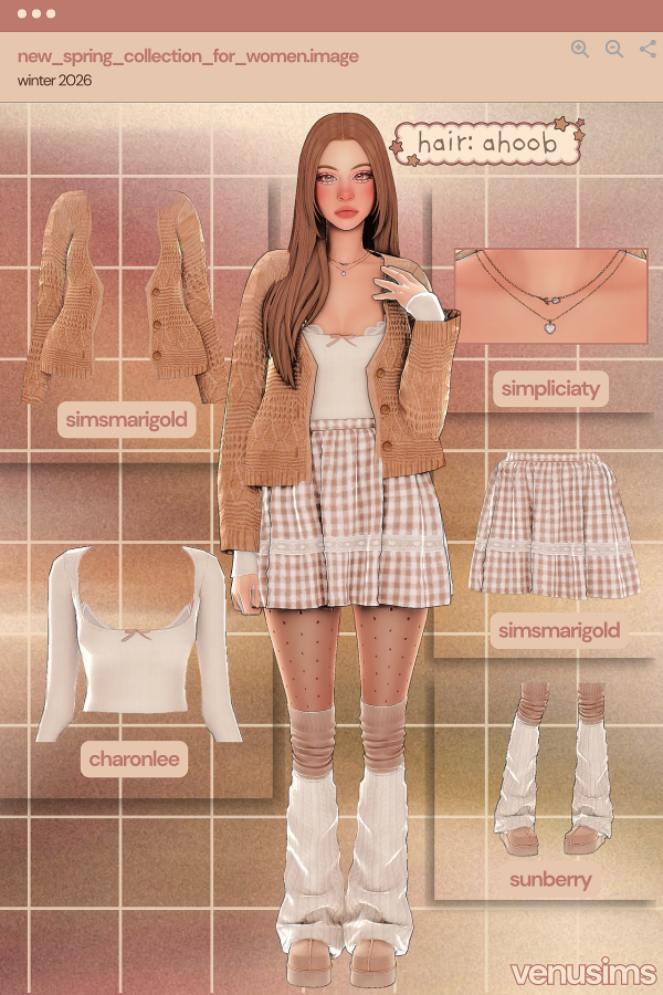 Mix Spring Lookbook 1 by simsfinds - The Sims 4 Custom Content