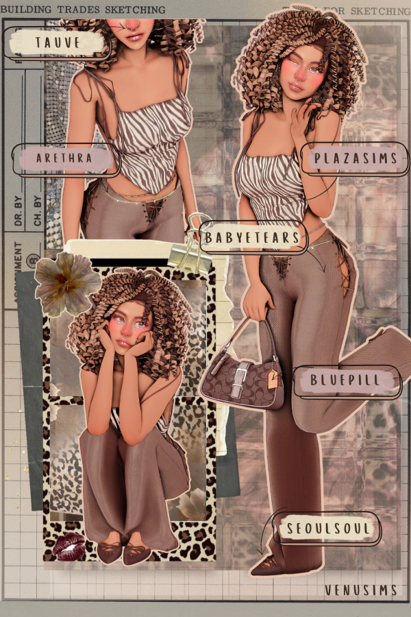 Mix zaras lookbook pt 4 by simsfinds - The Sims 4 Custom Content