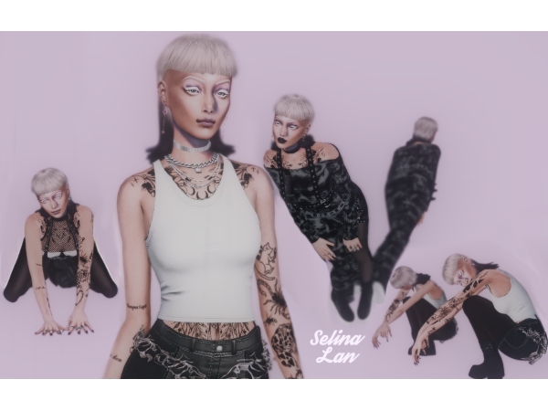 Alpha selinalan yumeko - The Sims 4 Custom Content