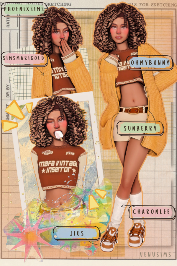 Mix zaras lookbook pt 2 by simsfinds - The Sims 4 Custom Content