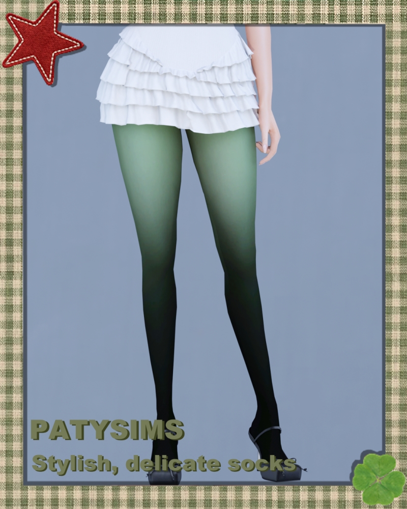 Alpha Stylish delicate socks by patysims - The Sims 4 Custom Content