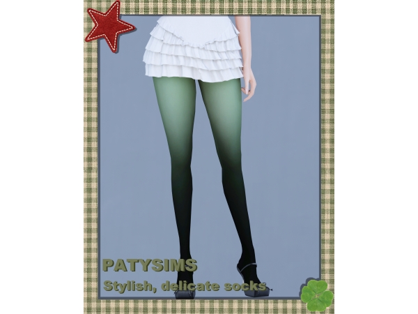 Stylish, delicate socks