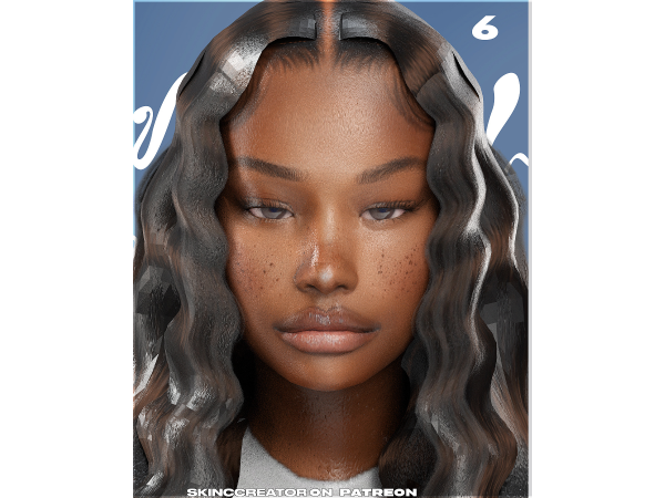 Alpha MODEL 6 by SKINCCREATOR - The Sims 4 Custom Content