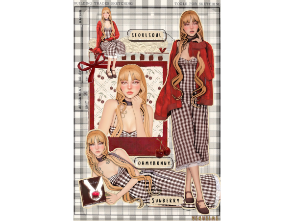 Mix cosettes lookbook pt 2 by venvsims - The Sims 4 Custom Content