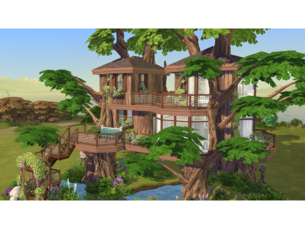 Mix Cloudcatcher Cabin - The Sims 4 Custom Content
