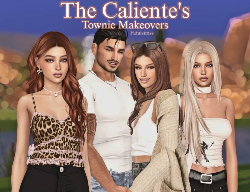 Alpha Townie Makeover - The Sims 4 Custom Content