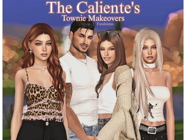 Alpha Townie Makeover - The Sims 4 Custom Content