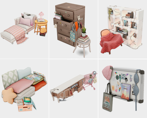 Maxis Match realistic furniture by simsfinds - The Sims 4 Custom Content