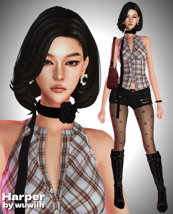 Alpha Harper by simsfinds - The Sims 4 Custom Content
