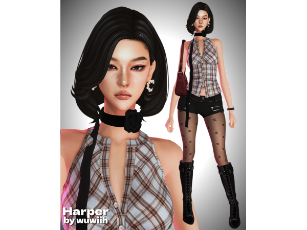 Sims 4 Harper by wuwiih01