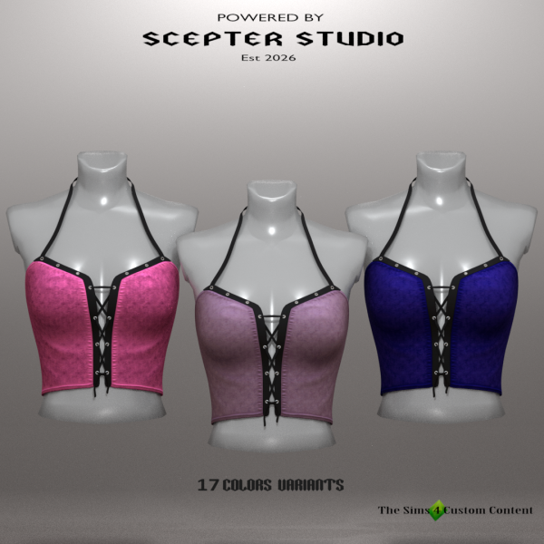 Alpha Nyvara Camisole by scepterstudio - The Sims 4 Custom Content