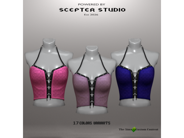 Alpha Nyvara Camisole by Scepter - The Sims 4 Custom Content