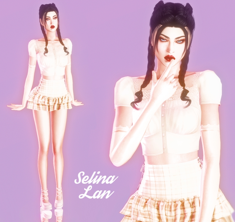 Alpha selinalan lily by selinalan - The Sims 4 Custom Content