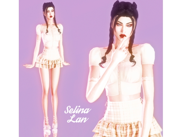 Alpha selinalan lily - The Sims 4 Custom Content
