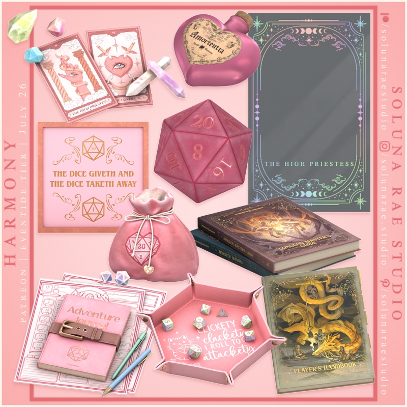 Alpha SolunaRae Harmony Set by solunarae - The Sims 4 Custom Content