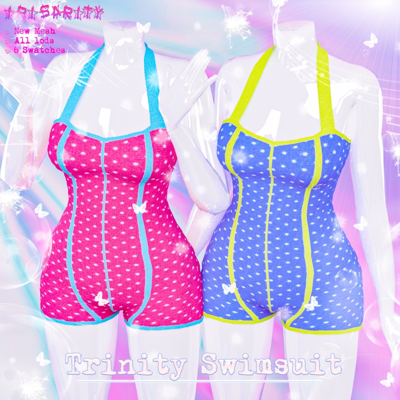 Alpha Trinity Swimsuit by irisaritysims - The Sims 4 Custom Content