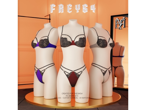 Alpha FR_Nadine Sets - The Sims 4 Custom Content