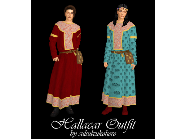 Sims 4 Mix Conjuntos para Hombre CC: Hallacar Outfit