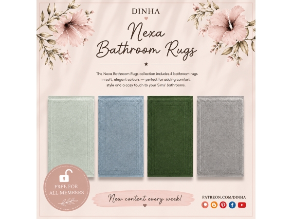 Nexa Bathroom Rugs