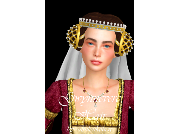 Maxis Match Gwynnever Hair - The Sims 4 Custom Content