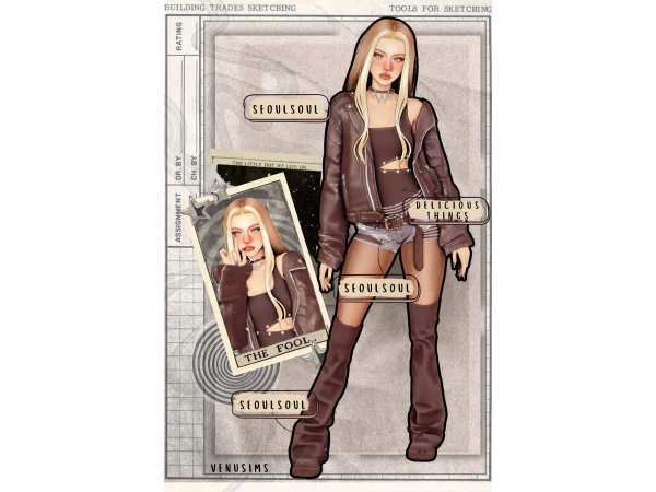 Mix vedas lookbook pt 2 by venvsims - The Sims 4 Custom Content