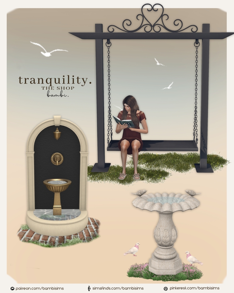 Alpha tranquility set by bambisims - The Sims 4 Custom Content