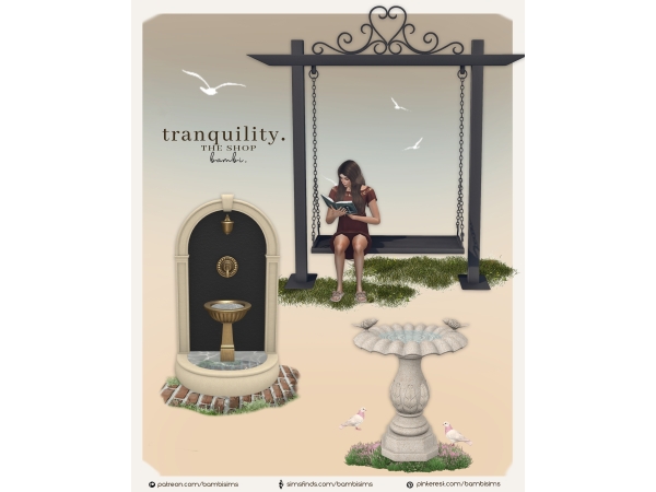 Alpha tranquility set - The Sims 4 Custom Content