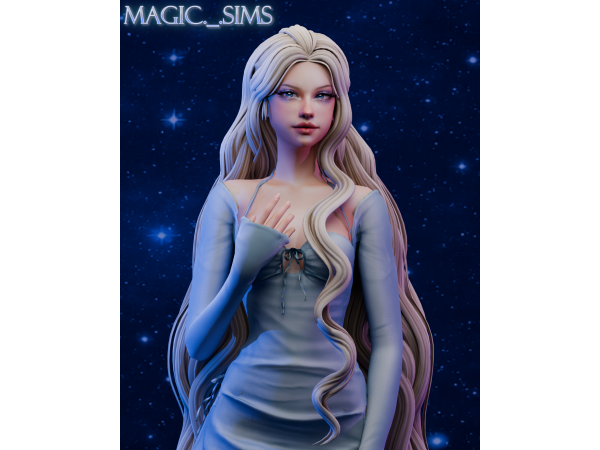 Maxis Match Rastha hair Magic_sims - The Sims 4 Custom Content