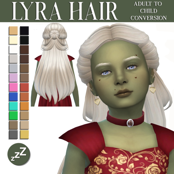 Maxis Match Lama Lama Hair Conversions by simsfinds - The Sims 4 Custom Content